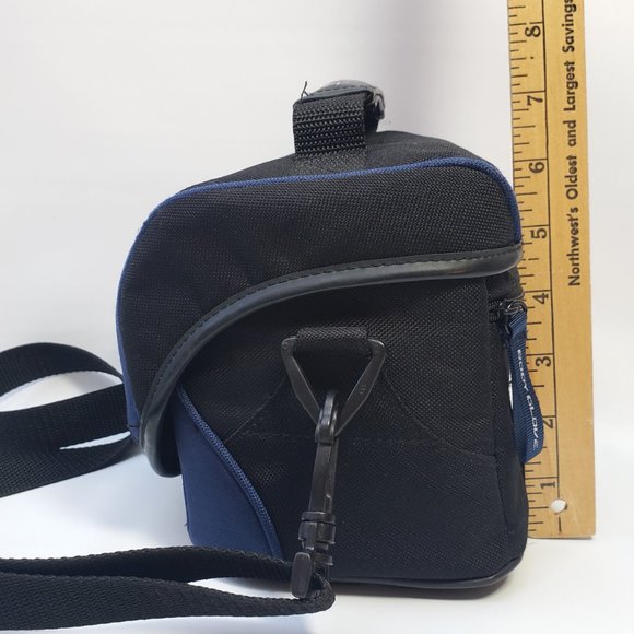 Fellowes Body Glove Camera Bag Padded with Shoulder Strap Pockets Blue Black - Picture 11 of 14